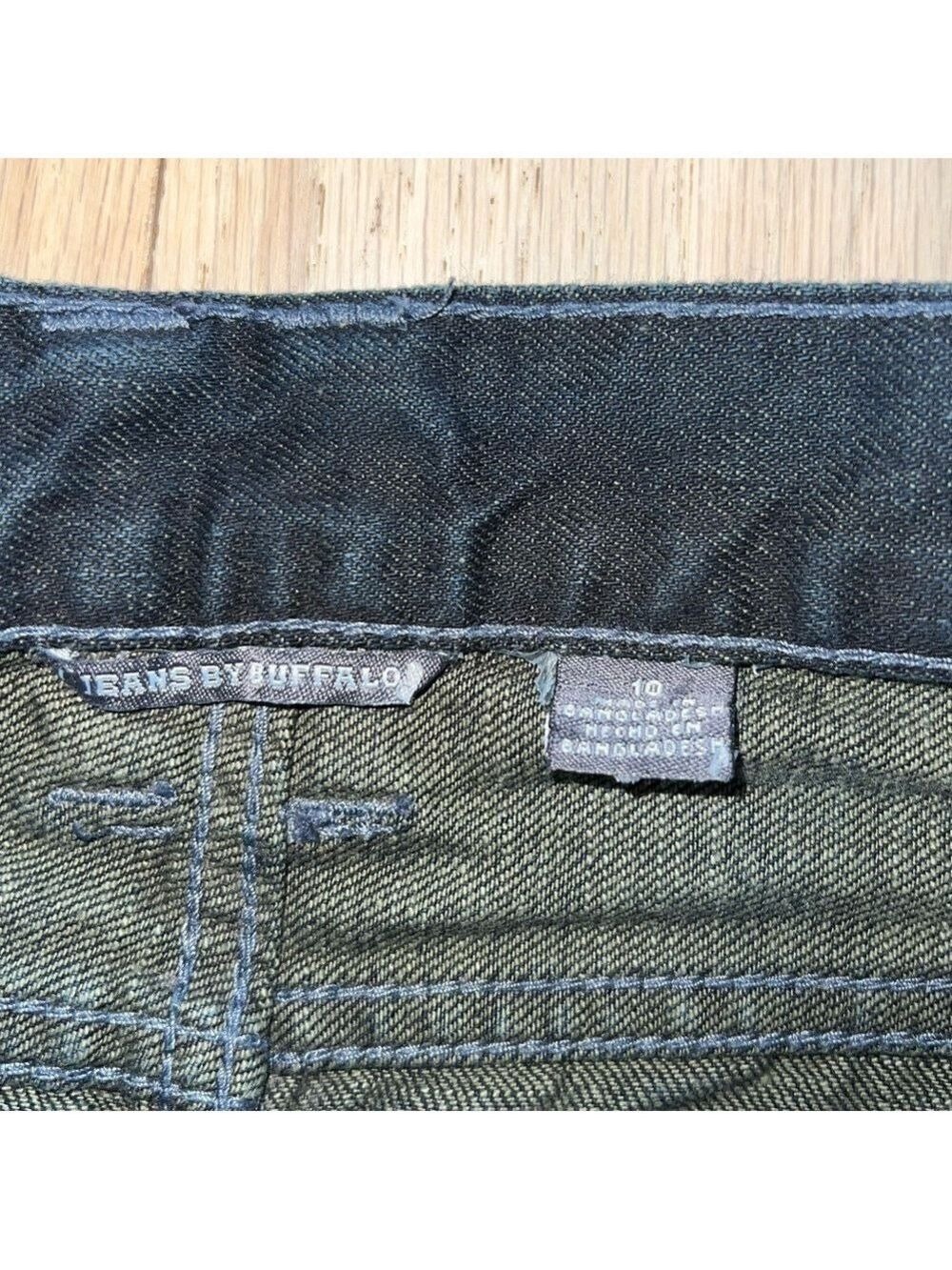 Buffalo Spencer Slim Dark Gray Jeans Kids Size 10 - Picture 5 of 5